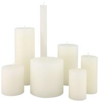 HEMA Rustieke Kaarsen Wit (wit) HEMA Rustieke Kaarsen Wit (wit)
