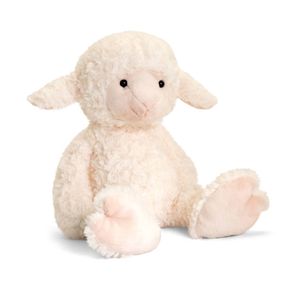 Pluche knuffel dier schaap/lammetje 25 cm - Knuffel boederijdieren