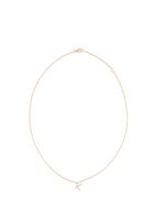 ALINKA collier K en or 18ct et diamants - Métallisé