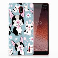 Nokia 1 Plus | TPU Hoesje | Hondjes