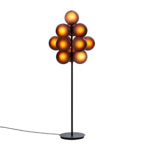 Pulpo Stellar Grape Big Vloerlamp - Aubergine - Zwart