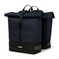 Gerecyclede Dubbele fietstas Urban Proof Rolltop 38 liter 30 x 15 x 42 cm - blauw