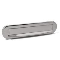 Hardbrass Briefplaat Ronald - chroom