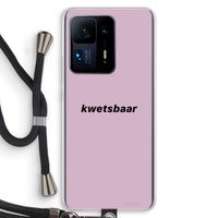 kwetsbaar: Xiaomi Mi Mix 4 Transparant Hoesje met koord