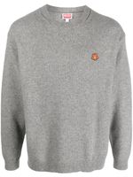 Kenzo pull Boke Flower en laine - Gris