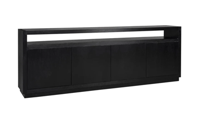 Dressoir Oakura zwart - 4 deuren