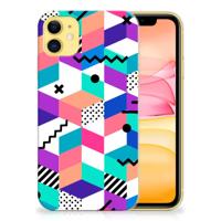 Apple iPhone 11 | TPU Hoesje | Blokken Kleurrijk