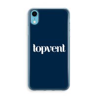 Topvent Navy: iPhone XR Transparant Hoesje