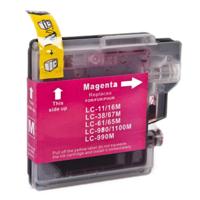 Huismerk Brother LC-1100M / LC-980M cartridge magenta