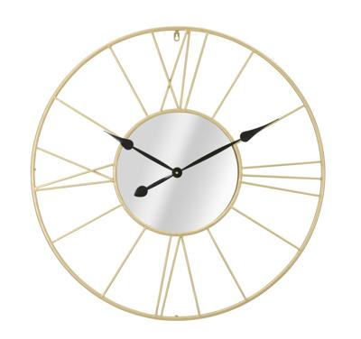 WANDKLOK MET SPIEGEL GLAM STICK CM Ø 80X6