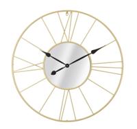 WANDKLOK MET SPIEGEL GLAM STICK CM Ø 80X6