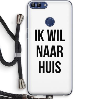 Ik wil naar huis: Huawei P Smart (2018) Transparant Hoesje met koord