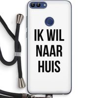 Ik wil naar huis: Huawei P Smart (2018) Transparant Hoesje met koord