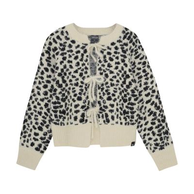 Indian Blue Jeans Winter sweater meisjes - zand - spotty/gebreid
