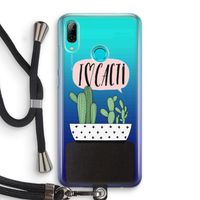 I love cacti: Huawei P Smart (2019) Transparant Hoesje met koord