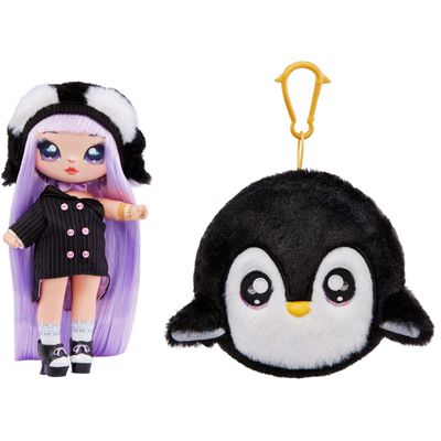 Na! Na! Na! Surprise - 2-in-1 Cozy-serie - Lavendelkleurige pinguïn Pop