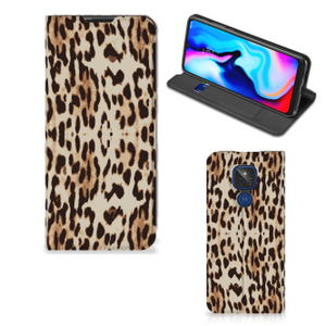 Motorola Moto G9 Play Hoesje maken Leopard