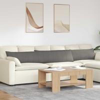 VidaXL Sofa kussens 2 stuks lichtgrijs 200 x 40 cm cordstof