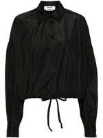 MSGM chemise boutonnée à manches bouffantes - Noir