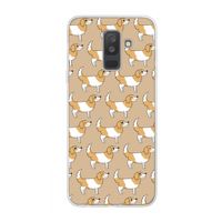 Doggy: Samsung Galaxy A6 Plus (2018) Transparant Hoesje Doggy: Samsung Galaxy A6 Plus (2018) Transparant Hoesje