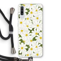 Summer Daisies: Samsung Galaxy A70 Transparant Hoesje met koord - thumbnail