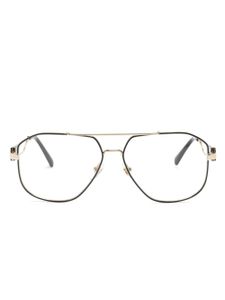 Versace Eyewear lunettes de vue Medusa Head à monture pilote - Noir