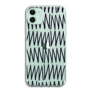 Marrakech Zigzag: iPhone 11 Transparant Hoesje