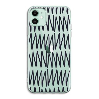 Marrakech Zigzag: iPhone 11 Transparant Hoesje