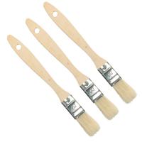 Sorex Verfkwasten - 4x - plat - 20 mm - kunststof - schilderen - voor alle soorten verf