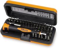 Beta Microschroevendraaier 1256/c36 met 36 verwisselbare 4-mm bits en magnetisch verlengstuk 1256/c36