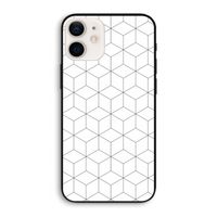 Zwart-witte kubussen: iPhone 12 Pro Biologisch afbreekbaar hoesje