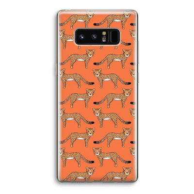 Cheetah: Samsung Galaxy Note 8 Transparant Hoesje