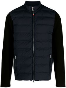 Orlebar Brown Wallace panelled padded jacket - Bleu