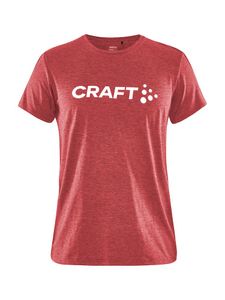 Craft 1913422 Community Logo SS Tee W - Bright Red/Melange - XXL