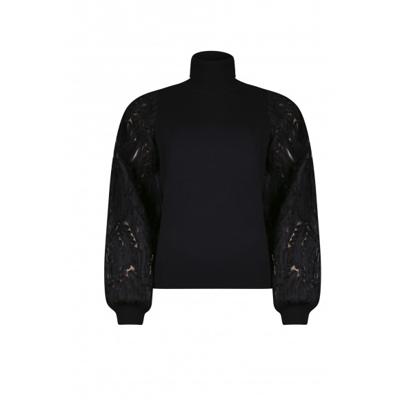 Poools - Zwart | Dames | Trui | Zwart | 44 | regular | Kamst mode