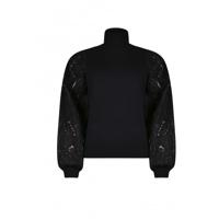 Poools - Zwart | Dames | Trui | Zwart | 46 | regular | Kamst mode