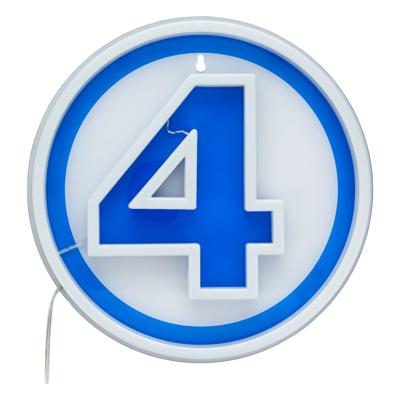 Paladone Fantastic Four Logo LED Wall Lamp Neon