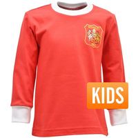 Manchester Reds retro voetbalshirt FA Cup Finale 1963 - Kinderen