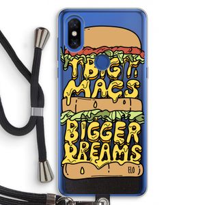 Big Macs Bigger Dreams: Xiaomi Mi Mix 3 Transparant Hoesje met koord