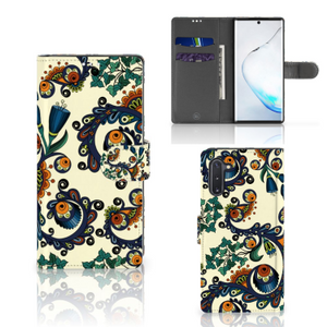 Wallet Case Samsung Galaxy Note 10 Barok Flower