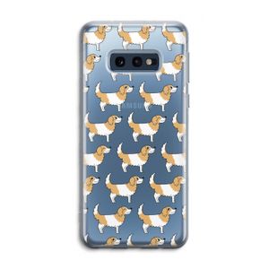 Doggy: Samsung Galaxy S10e Transparant Hoesje