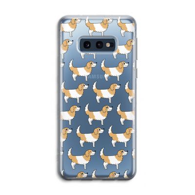 Doggy: Samsung Galaxy S10e Transparant Hoesje