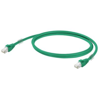 Weidmüller 1251590500 RJ45 Netwerkkabel, patchkabel CAT 6A S/FTP 50.00 m Groen Vlambestendig 1 stuk(s)