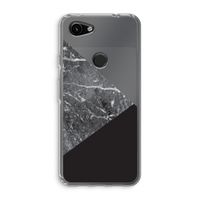 Combinatie marmer: Google Pixel 3a Transparant Hoesje