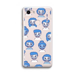 Gezichtjes: Google Pixel 3 Transparant Hoesje