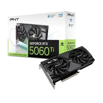 PNY - Grafische kaart - GeForce RTX 5060 Ti - 16 GB - Dual Fan DLSS 4