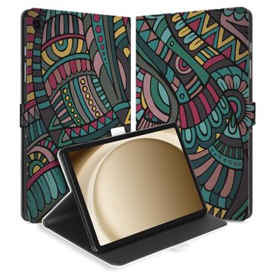 Samsung Galaxy Tab A11 Plus Tablet Hoesje Aztec met Standaard Samsung Galaxy Tab A11 Plus Tablet Hoesje Aztec met Standaard