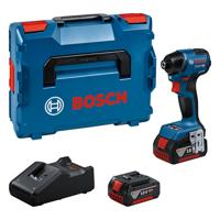 Bosch Blauw GDR 18V-220 C Professional | Accu Slagschroevendraaier | met Bluetooth-module | 2 x 5.0 Ah Accu + lader | In L-Boxx 136 - 06019L6003