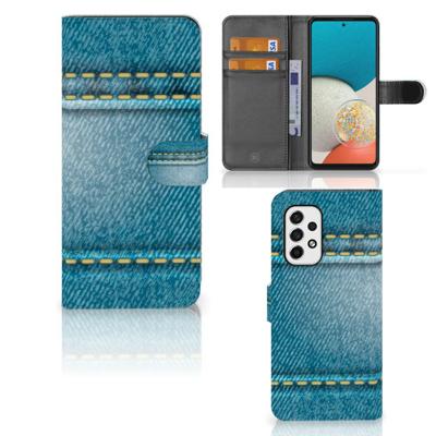 Samsung Galaxy A53 | Wallet Case | met Pasjes | Jeans