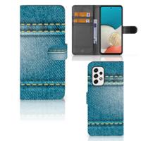 Samsung Galaxy A53 | Wallet Case | met Pasjes | Jeans